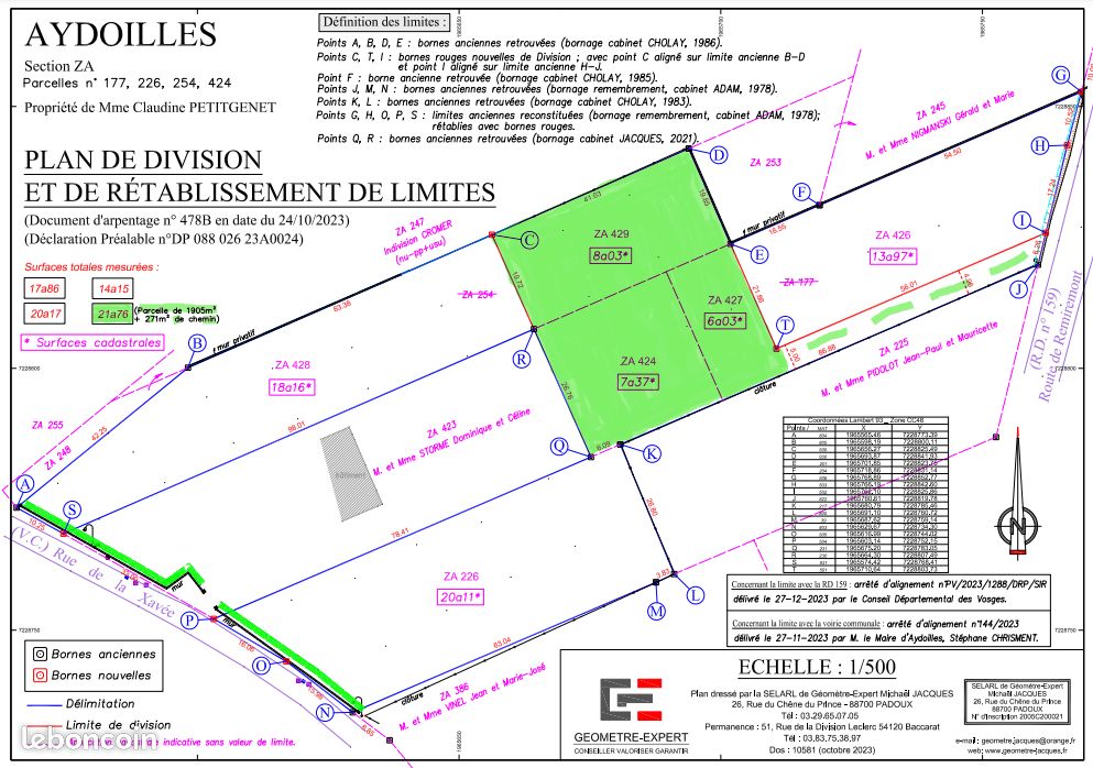 Terrain à Vosges, France No. 338441