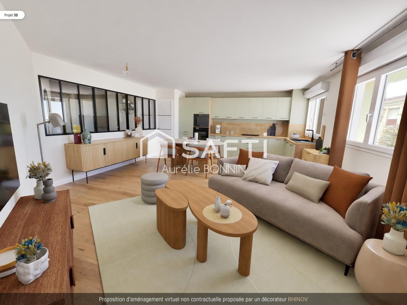 Квартира с 1 спальней в Таланс, Франция № 95682