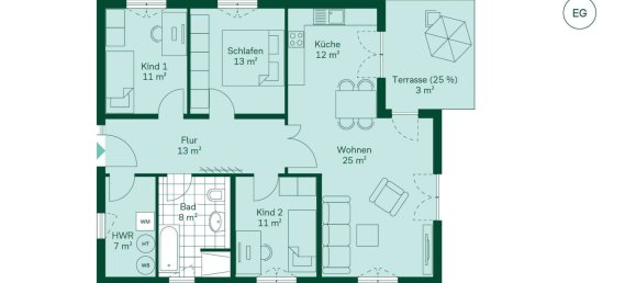 Bungalow de 3 dormitorios en Brandenburg, Germany No. 36038 11