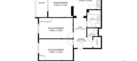 2 rooms Apartment in Villach, Austria No. 178395 8