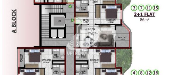 Apartment 1+1 in Kargicak, Turkey No. 9409 4