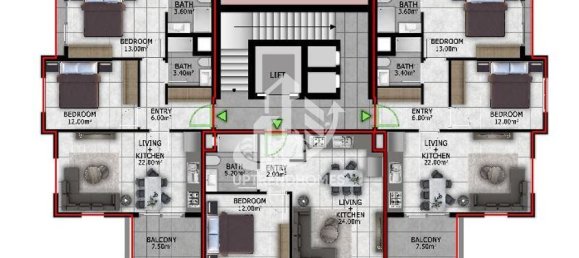 Apartment 1+1 in Kargicak, Turkey No. 9409 5
