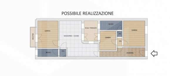 3 rooms Apartment in Matera, Italy No. 23114 22