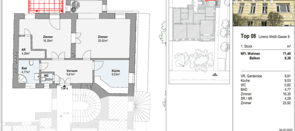 2 rooms Apartment in Penzing, Austria No. 226827 11