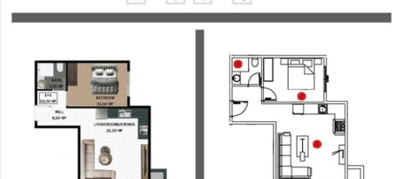 شقة 1+1 في Gazipasa, Turkey رقم 31566 28