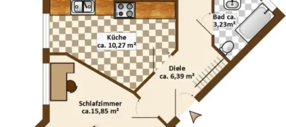 Apartamento T1 em Charlottenburg, Germany N.º 48559 11