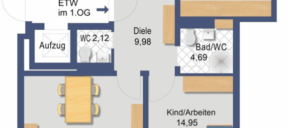 2 غرف نوم شقة في Nuremberg, Germany رقم 317439 18