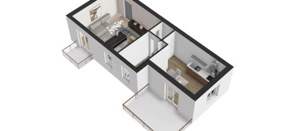 4 rooms Apartment in Alba, Italy No. 232375 3