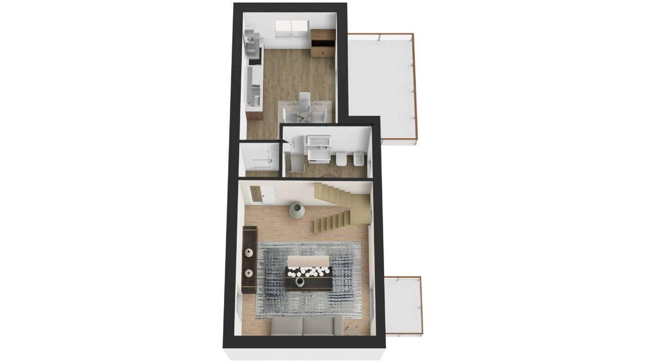 4 rooms Apartment in Alba, Italy No. 232375