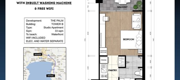 1 chambre Condo à Pattaya, Thailand No. 27413 2