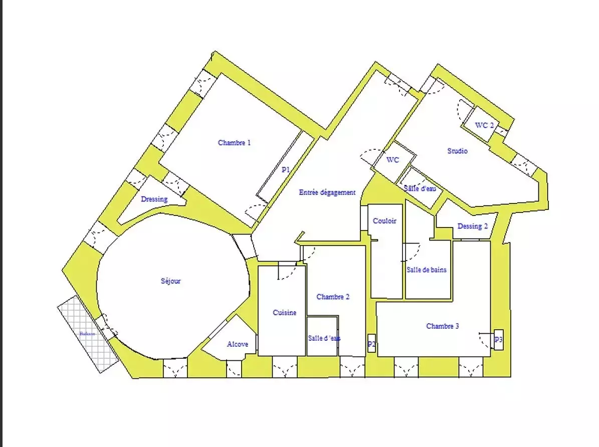 3 bedrooms Apartment in Nice, France No. 363459