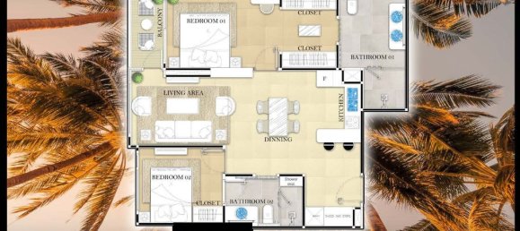 1 chambre Condo à Pattaya, Thailand No. 12015 22