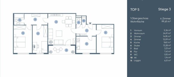 4-Zimmer Wohnung in Wien, Austria, Nr. 250413 23