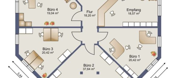 Oficina en Saarland, Germany 141 m² No. 36550 2