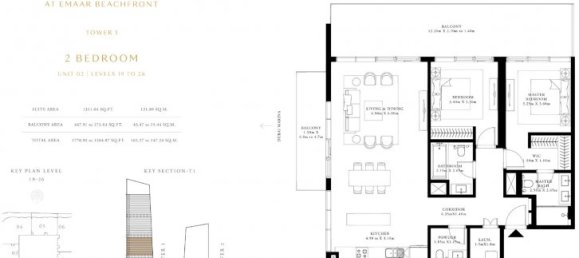 2 غرف نوم شقة في Dubai Harbour, UAE رقم 24 11