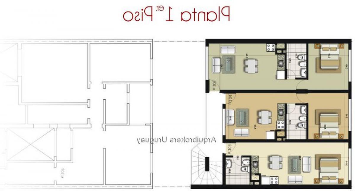 Studio in Montevideo, Uruguay No. 12920