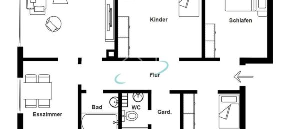 3 bedrooms Apartment in Rems-Murr-Kreis, Germany No. 357330 10