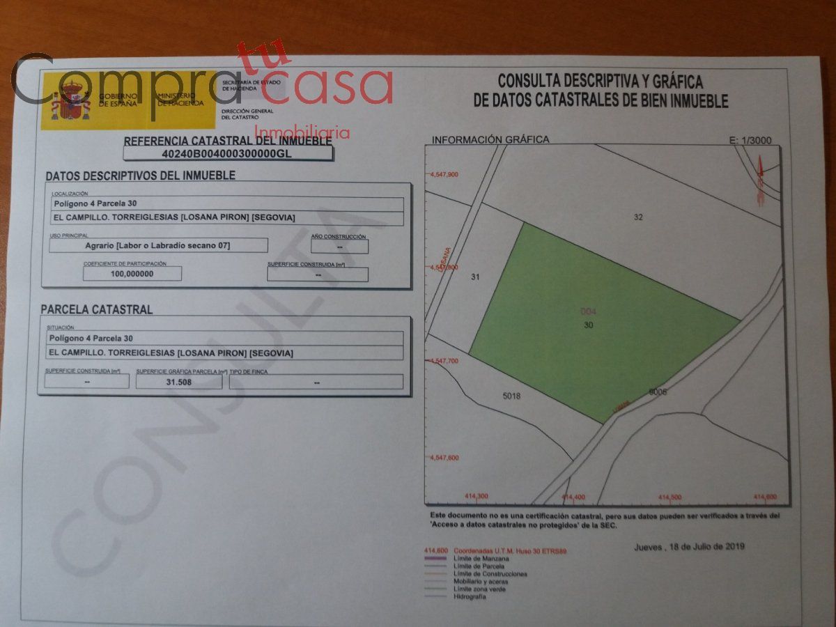 47390m² Land in Torreiglesias, Spain No. 94317