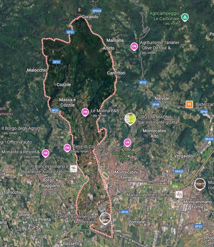 Terreno em Massa e Cozzile, Italy 4340 m² N.º 326641