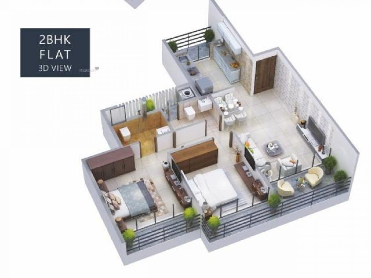 2 bedrooms House in Mumbai, India No. 2872