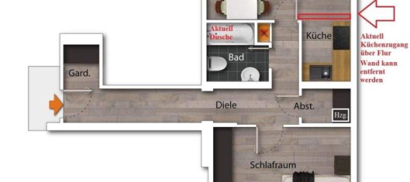 Apartamento de 2 habitaciónes en Wiesbaden, Germany No. 350434 11