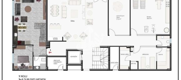 شقة 1+1 في Oba, Turkey رقم 3779 29