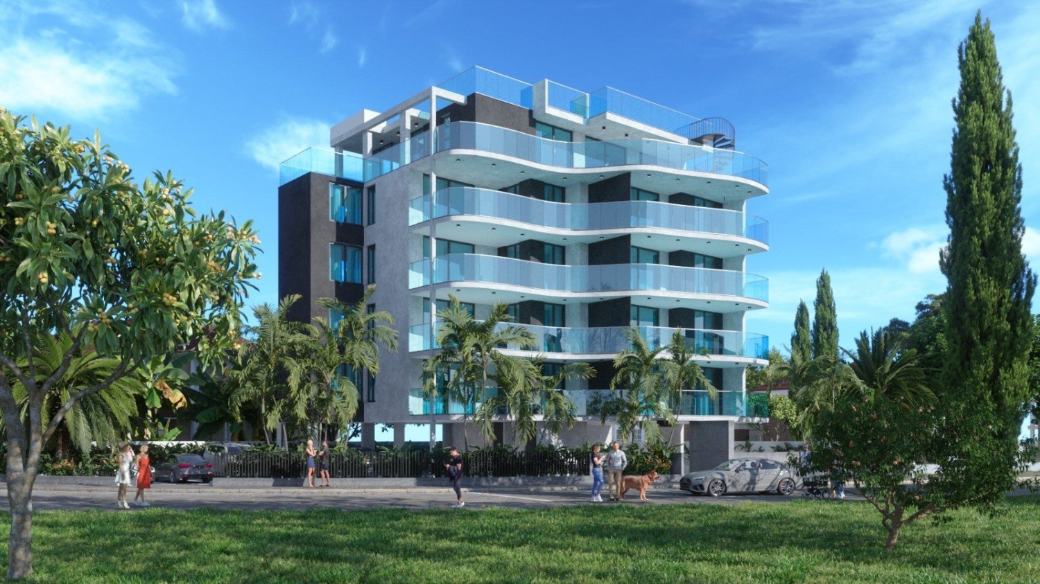 Квартира с 2 спальнями в Лимассол, Кипр № 33999