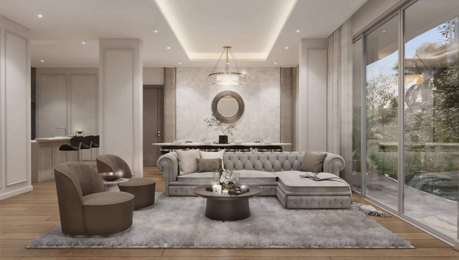 Дуплекс с 4 спальнями в The Petit Tycoon, Пляж Сурин, Таиланд № 76932