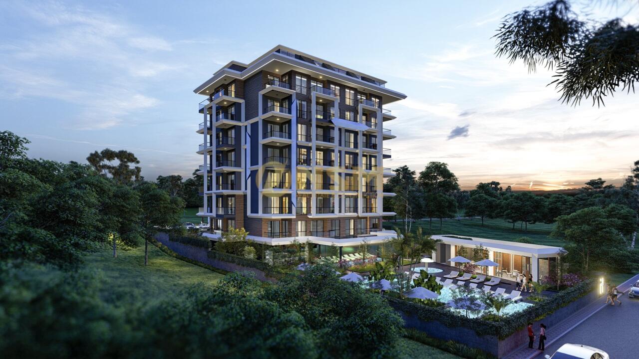 Appartement 1+1 à Alanya, Turkey No. 31042