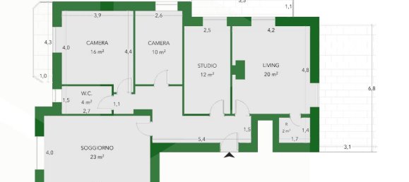 4غرفة شقة في Molfetta, Italy رقم 20579 5