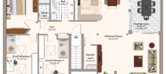 4-Zimmer Penthouse in Niedersachsen, Germany, Nr. 209598 17