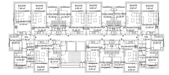 Apartment 1+1 in Kargicak, Turkey No. 7837 17