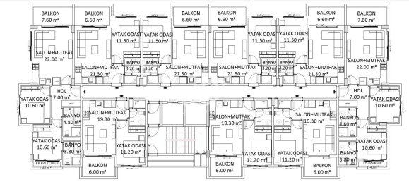 Apartment 1+1 in Kargicak, Turkey No. 7837 22