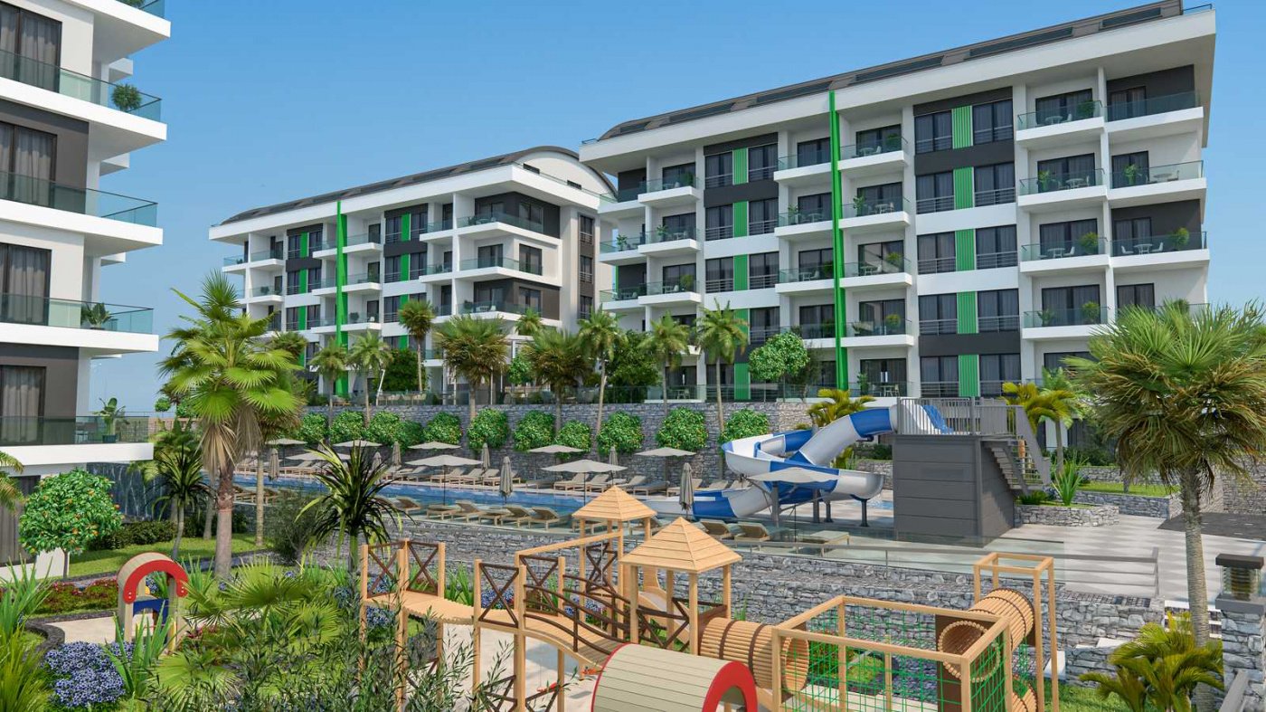 Apartment 1+1 in Kargicak, Turkey No. 7837