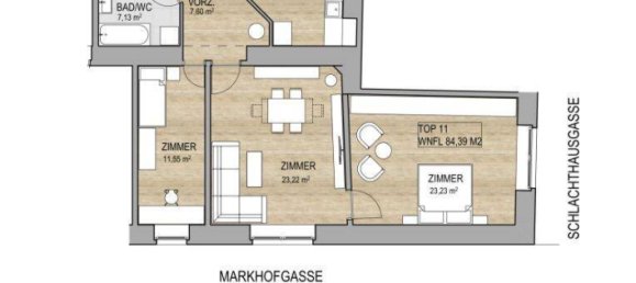 Apartamento de 3 divisões em Vienna, Austria N.º 195241 15