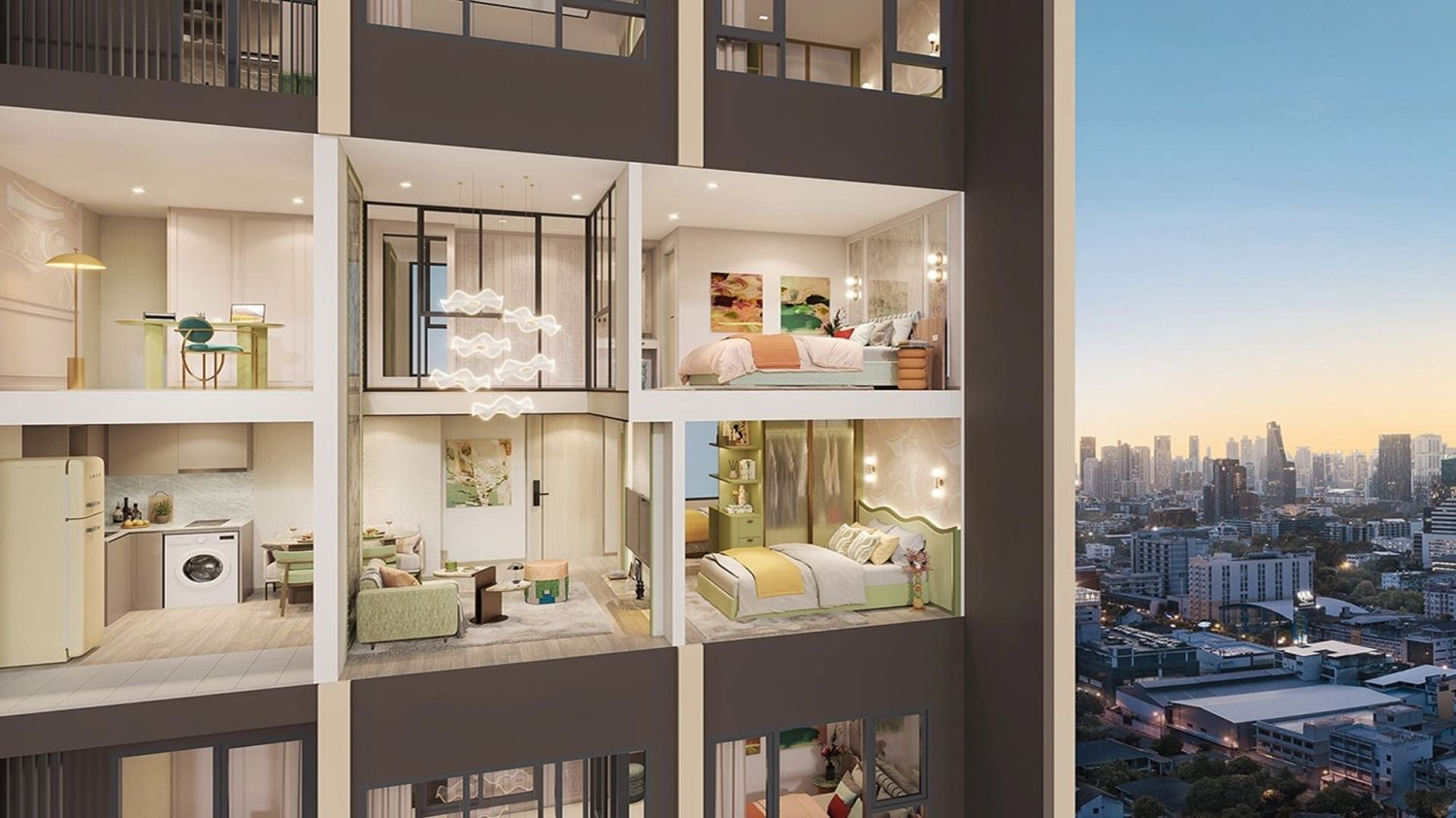 1 dormitorio condominium en venta en Khlong Toei, Bangkok, Bangkok Metropolitan, Thailand № 77221