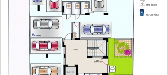 Apartamento de 2 dormitorios en Larnaca, Cyprus No. 3060 3