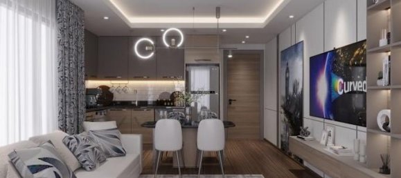 Пентхаус с 2 комнатами в Конаклы, Турция № 9832 25