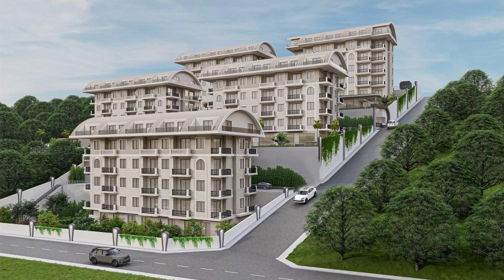 Пентхаус с 2 комнатами в Конаклы, Турция № 9832