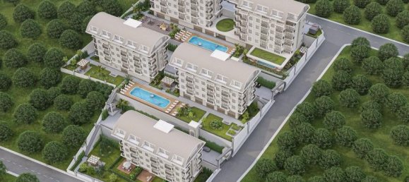 Пентхаус с 2 комнатами в Конаклы, Турция № 9832 10