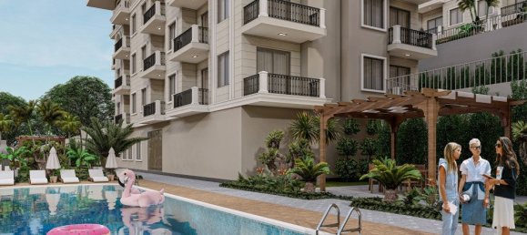 Пентхаус с 2 комнатами в Конаклы, Турция № 9832 14