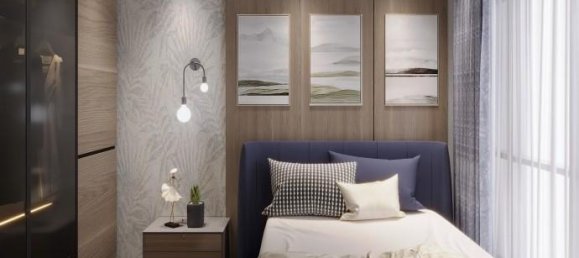 Пентхаус с 2 комнатами в Конаклы, Турция № 9832 2