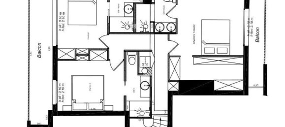 3 chambres Penthouse à Paris, France No. 112751 15