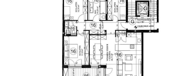 Пентхаус с 3 спальнями в Дармштадт-Дибург, Германия № 345243 25
