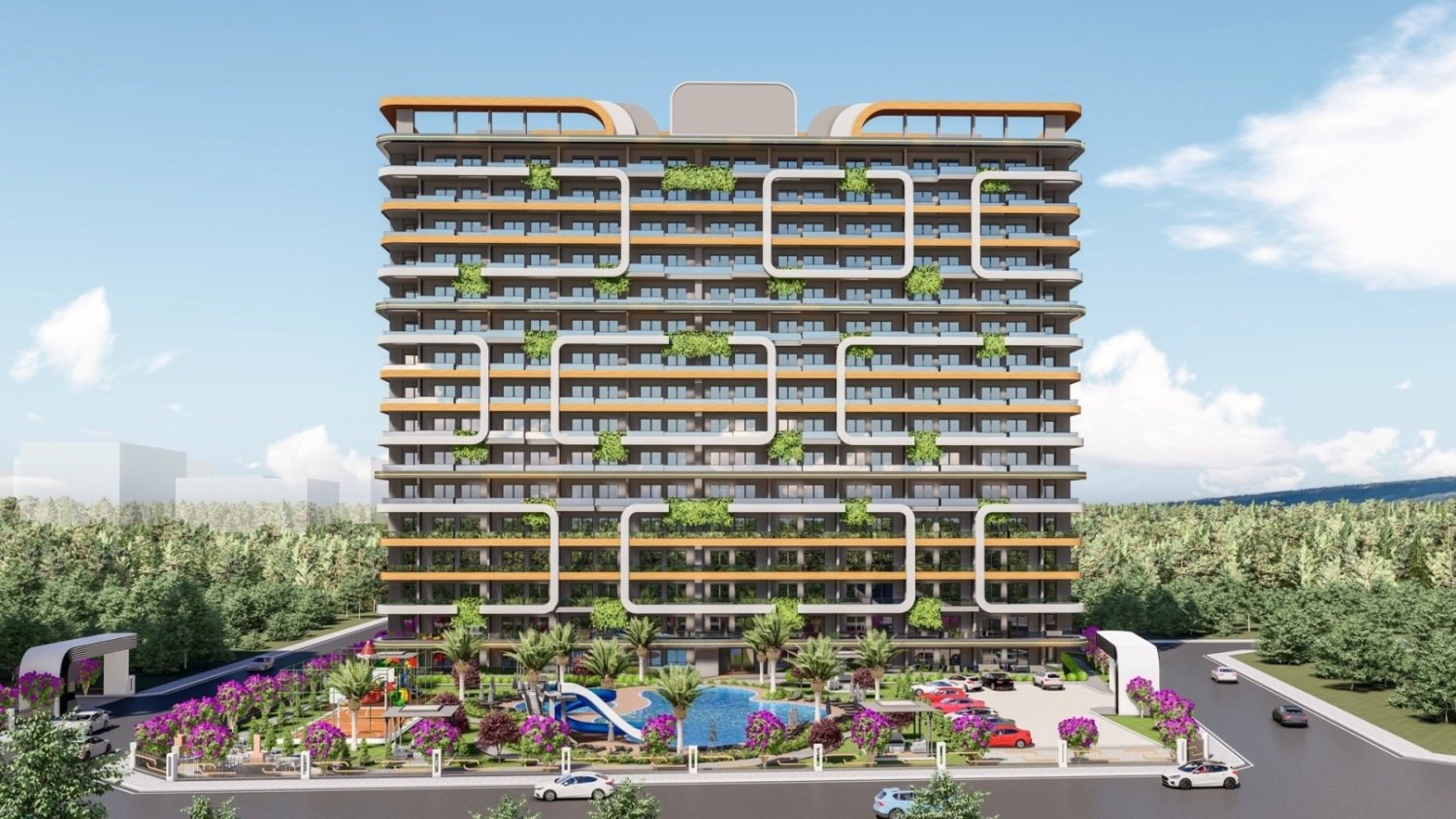 Apartamento 2+1 em Mersin, Turkey N.º 32010