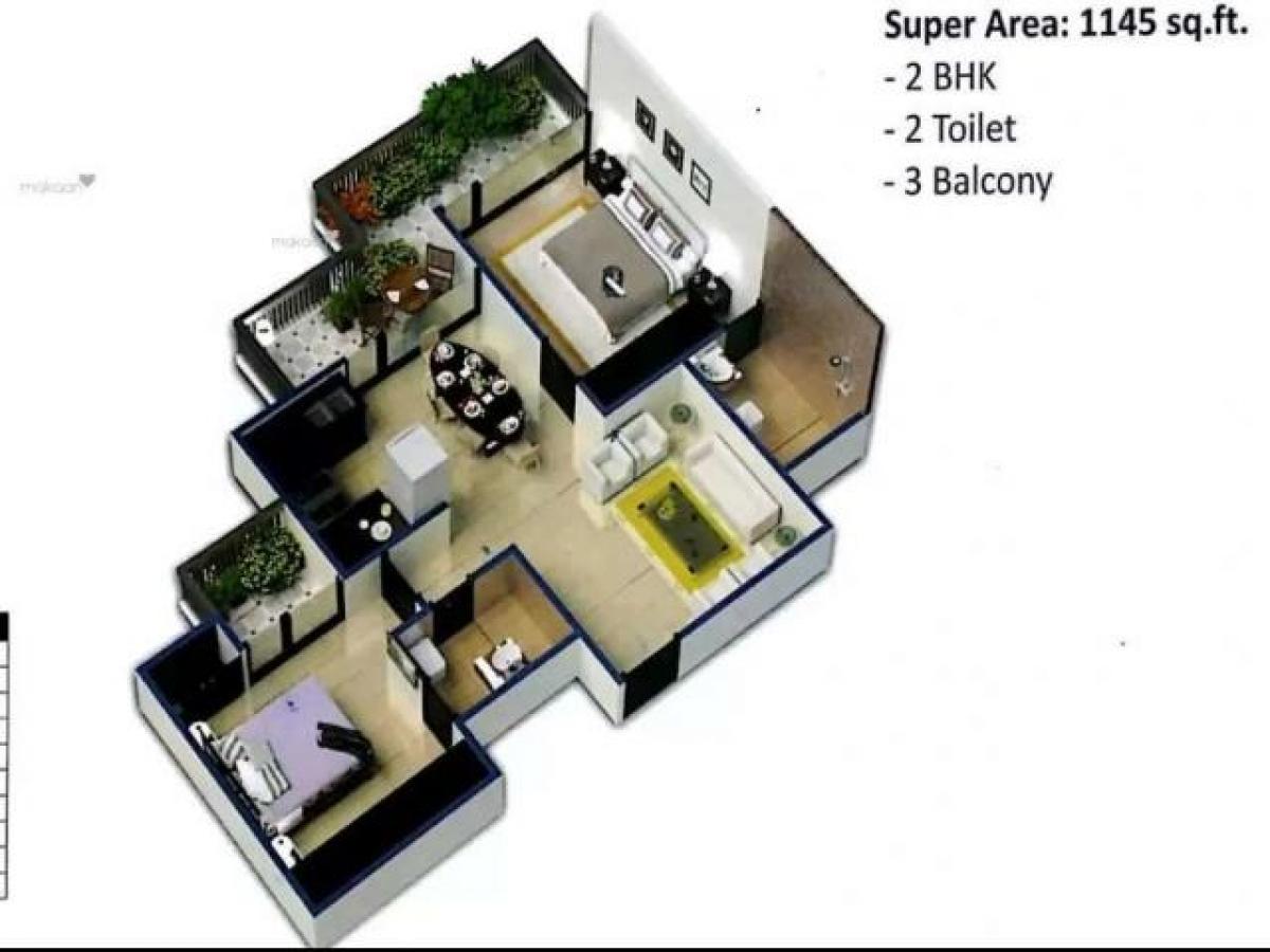 Casa T2 em Ghaziabad, India N.º 15681