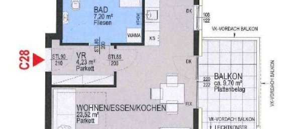 Studio in Klagenfurt am Worthersee, Austria No. 222694 12