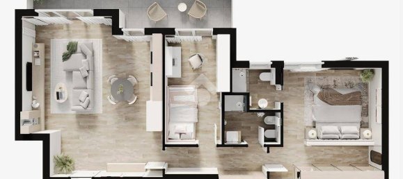 2 chambres Appartement à Bergamo, Italy No. 59235 31