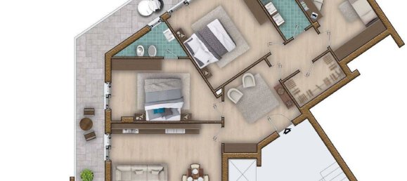 4 rooms Apartment in Bergamo, Italy No. 5512 11