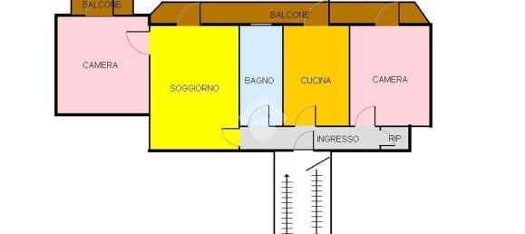 4 rooms Apartment in Susa, Italy No. 174619 22